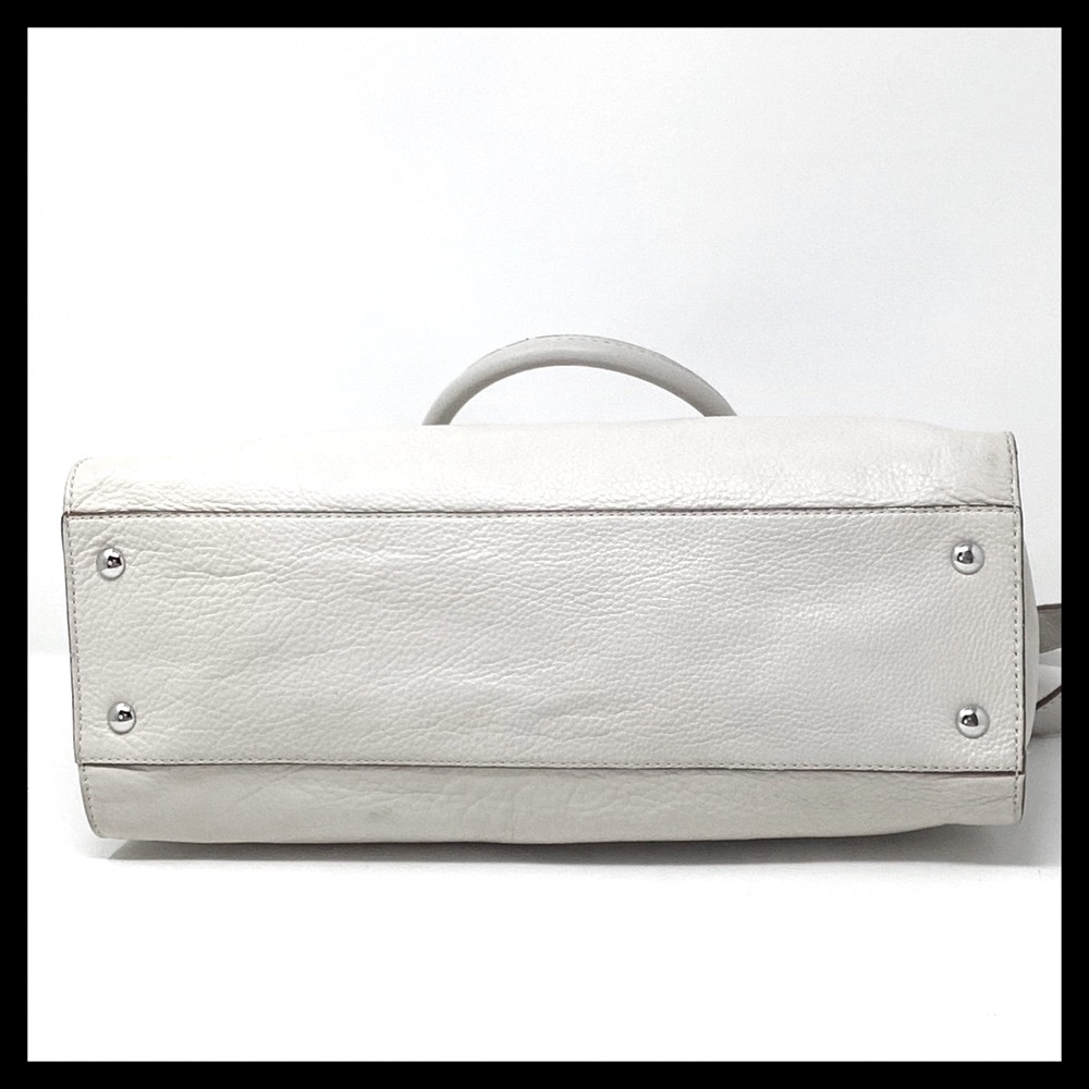 MICHAEL KORS Hamilton Large EW Tote Soft Pebbled Leather Color: Vanilla - Picture 9 of 16
